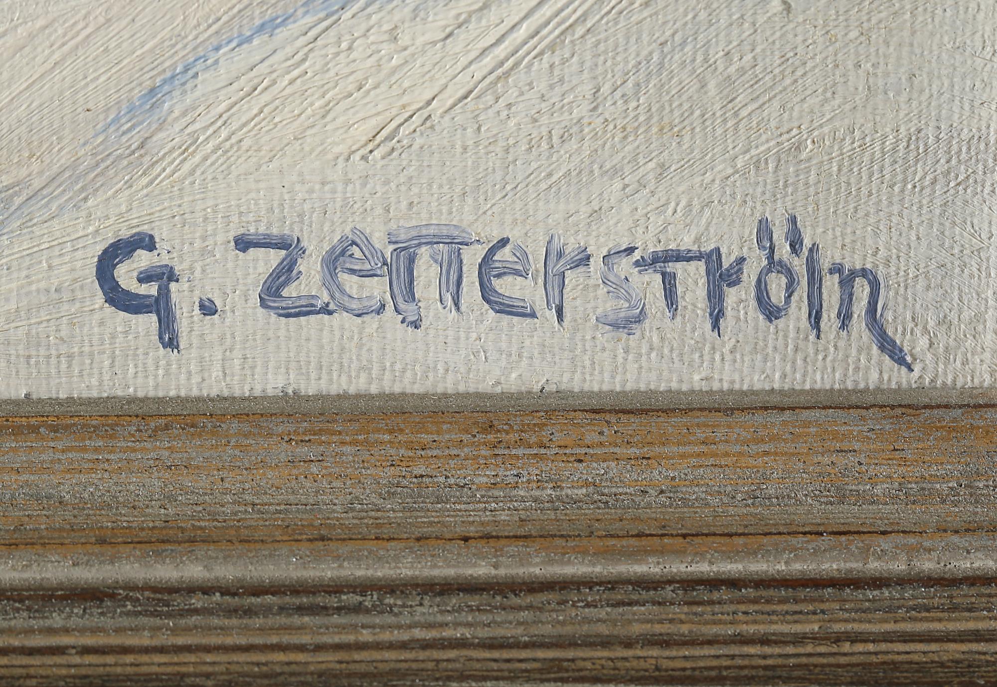 GUNNAR ZETTERSTRÖM, olja på duk, sign.