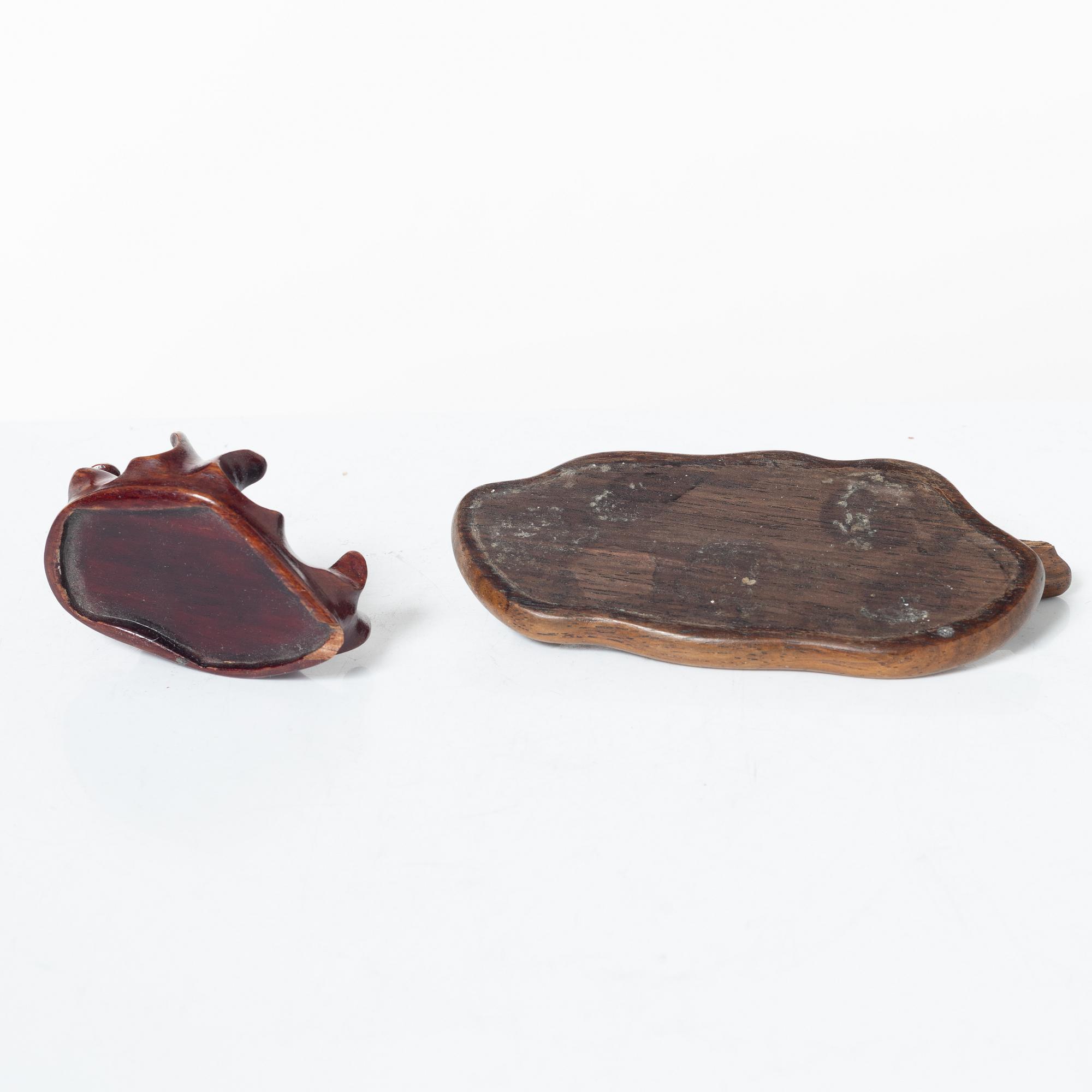 Samling stenfigurer, åtta stycken, Kina, 1900-tal/samtida.