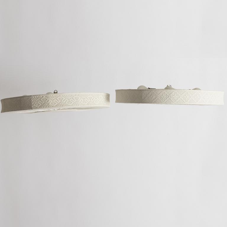 Takplafonder, ett par, Swedish Modern, 1940-tal.