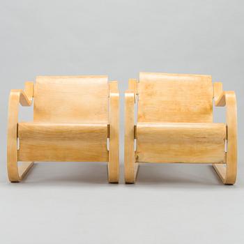 Alvar Aalto, a pair of 1940s/50s '31' armchairs for O.Y. Huonekalu- ja Rakennustyötehdas A.B.