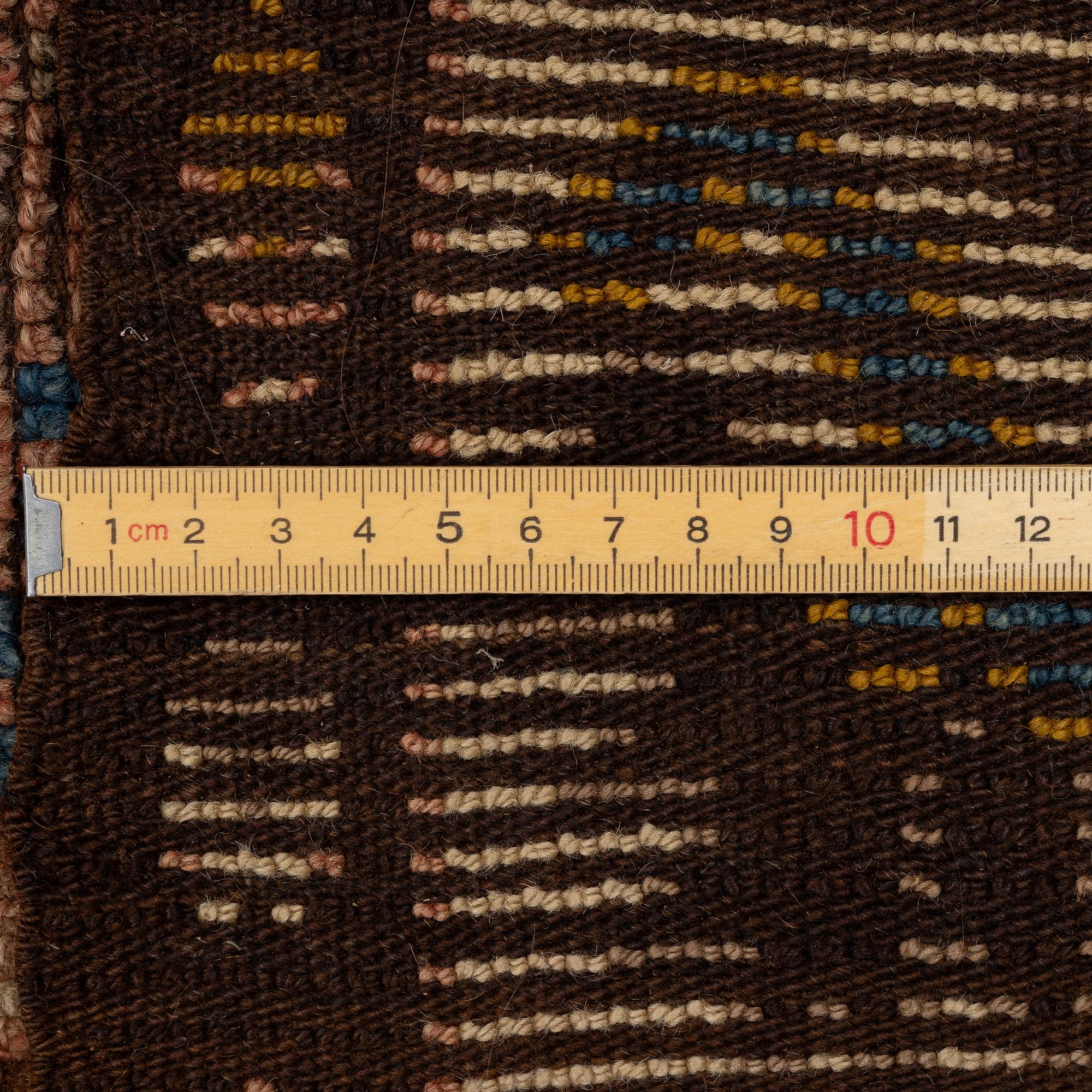 An antique Monastir prayer rug fragment , Ottoman Empire, c 133 x 106 cm.