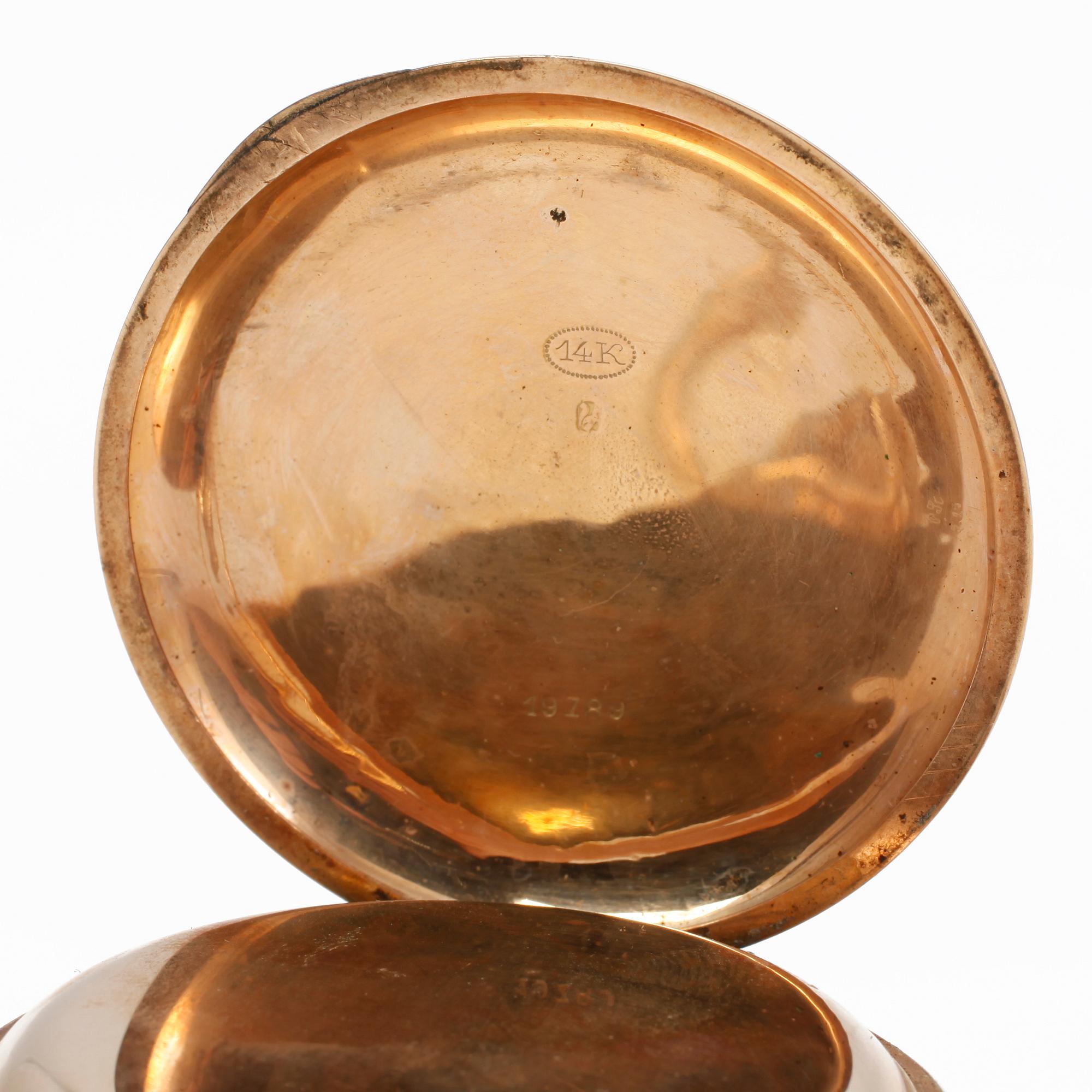HERRFICKUR, 14K guld, tidigt 1900-tal.