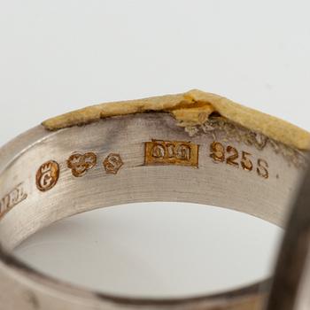 Lars Arby, six rings, silver. Gothenburg, among others, 1966 and 1976.