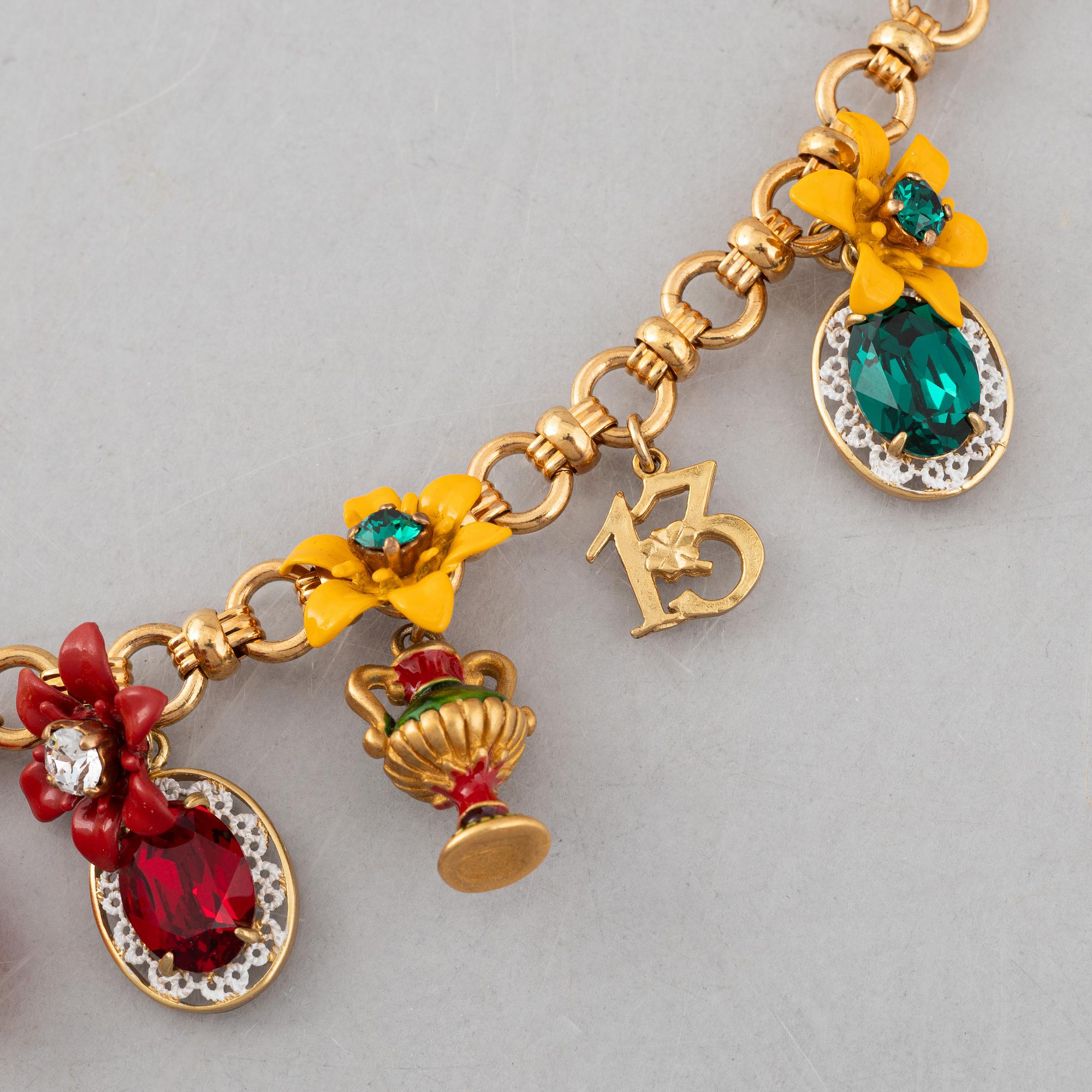 Dolce & Gabbana, costume jewellery necklace.