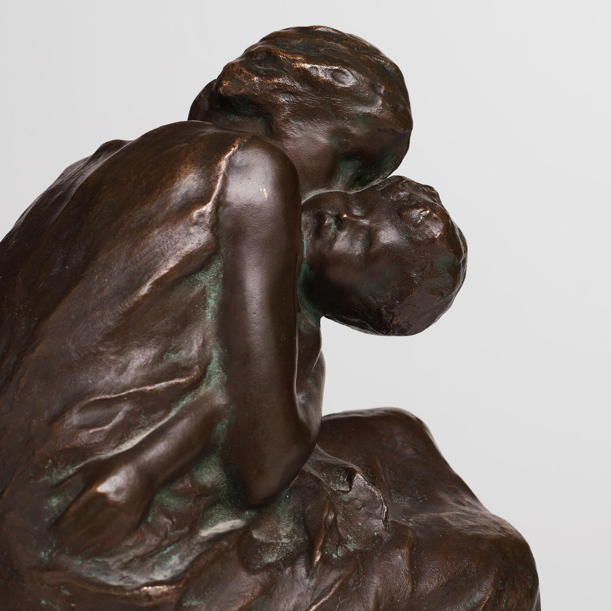 THEODOR LUNDBERG, Skulptur, brons. Sign och dat 1909. Gjutarstämpel. Höjd 30 cm.
