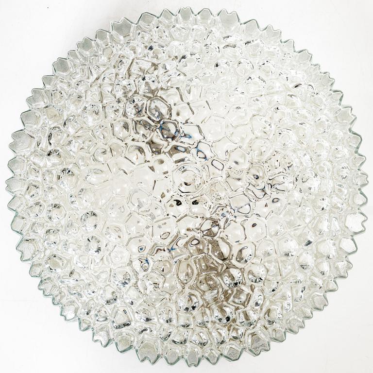 Ceiling lamp, model 70194, Glashütte Limburg, second half of the 20th century.