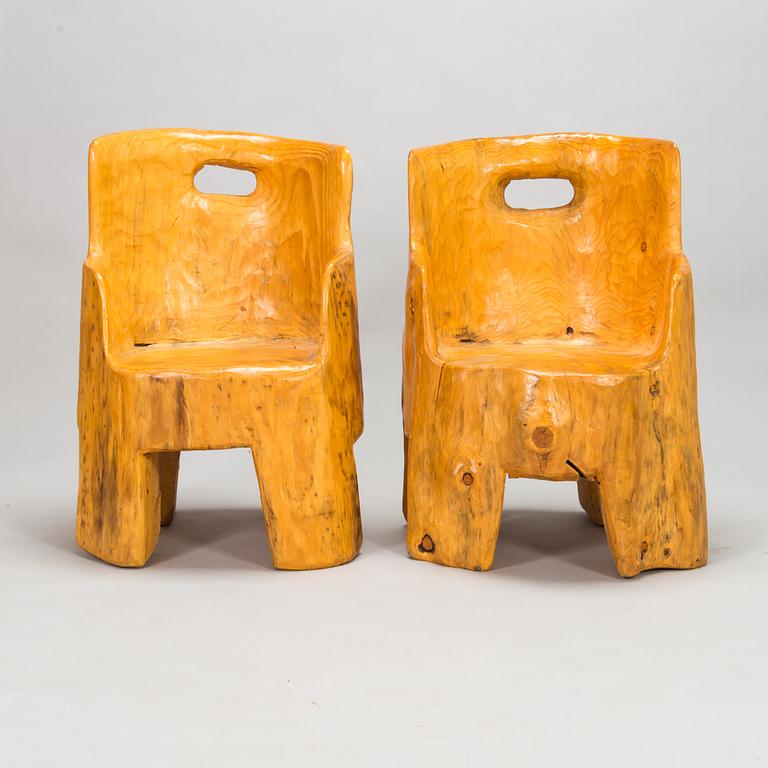Two 20th century chairs.