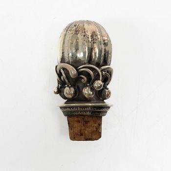 Silver, 4 pieces, Denmark, Norway early 20th century.