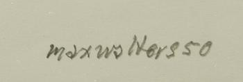 MAX WALTER SVANBERG, litografier, 2 st, sign o dat 50.