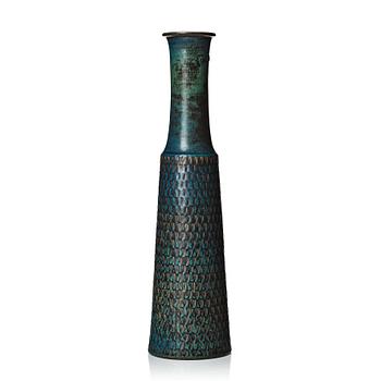 Stig Lindberg, a stoneware vase, Gustavsberg studio, Sweden 1961.