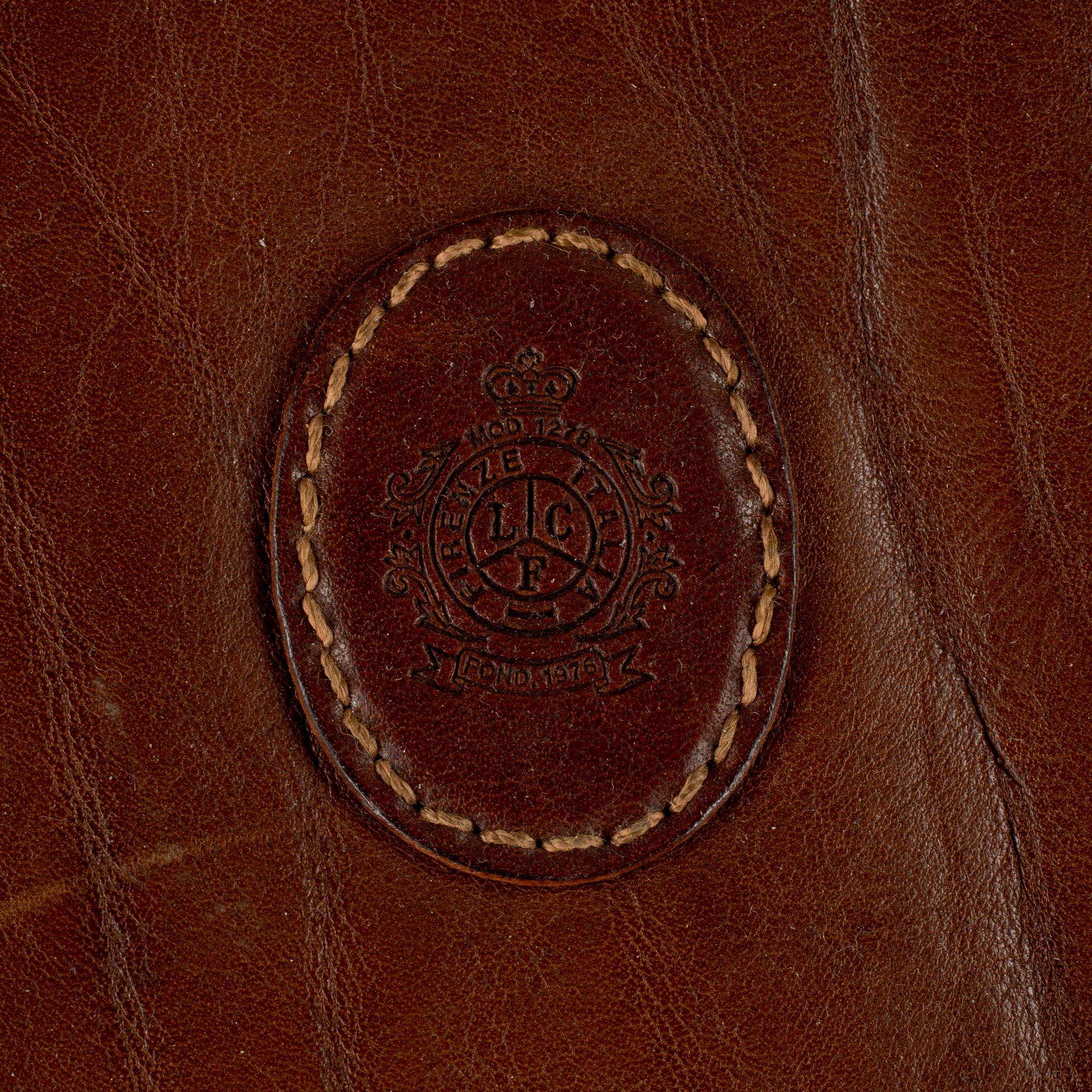 BAG SAMT KOSTYMVÄSKA, läder, märkta ellecieffe, Firenze Italia, sent 1900-tal.