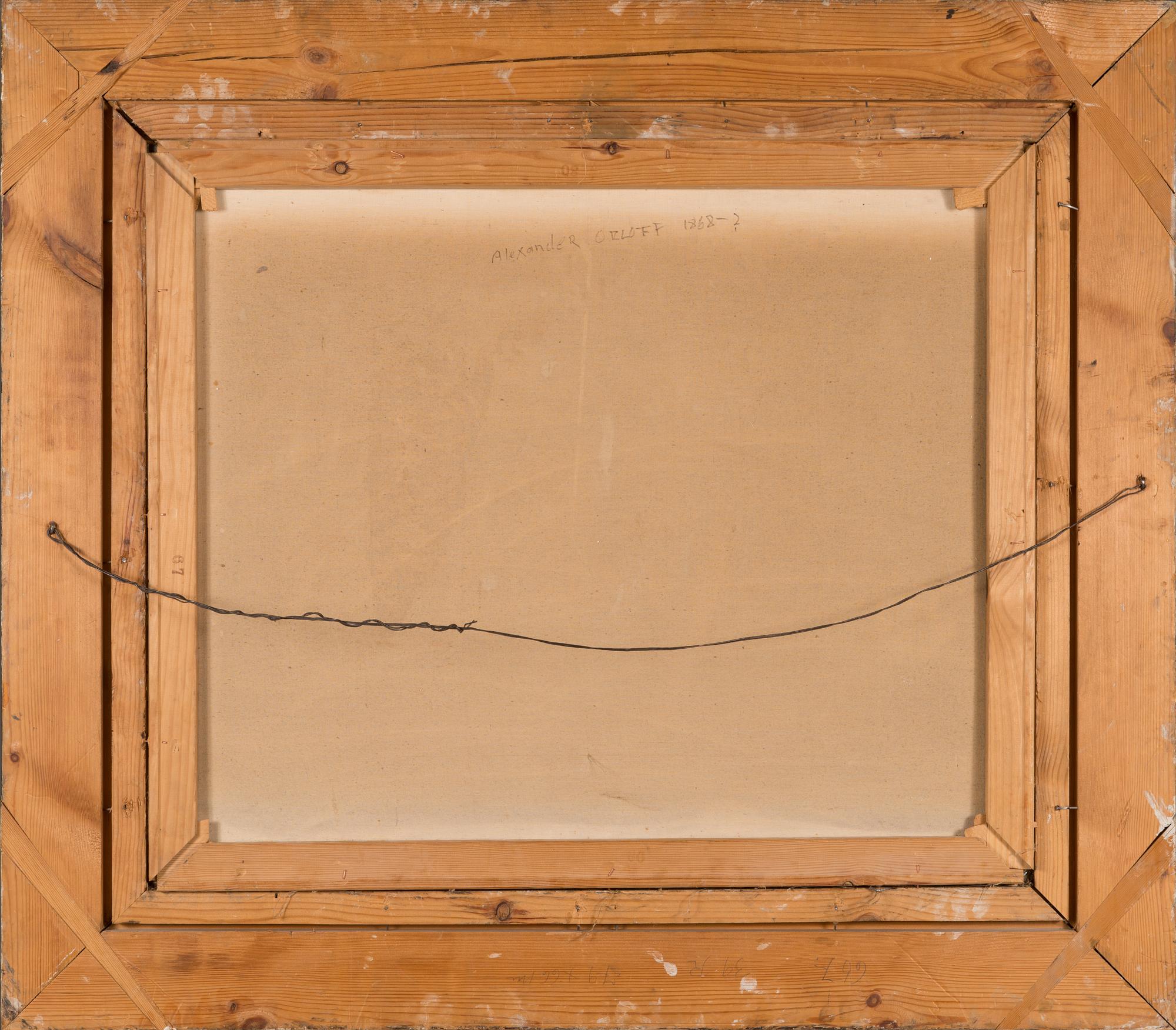 Alexandr Grigoriev Orlov, oil on canvas, signed.