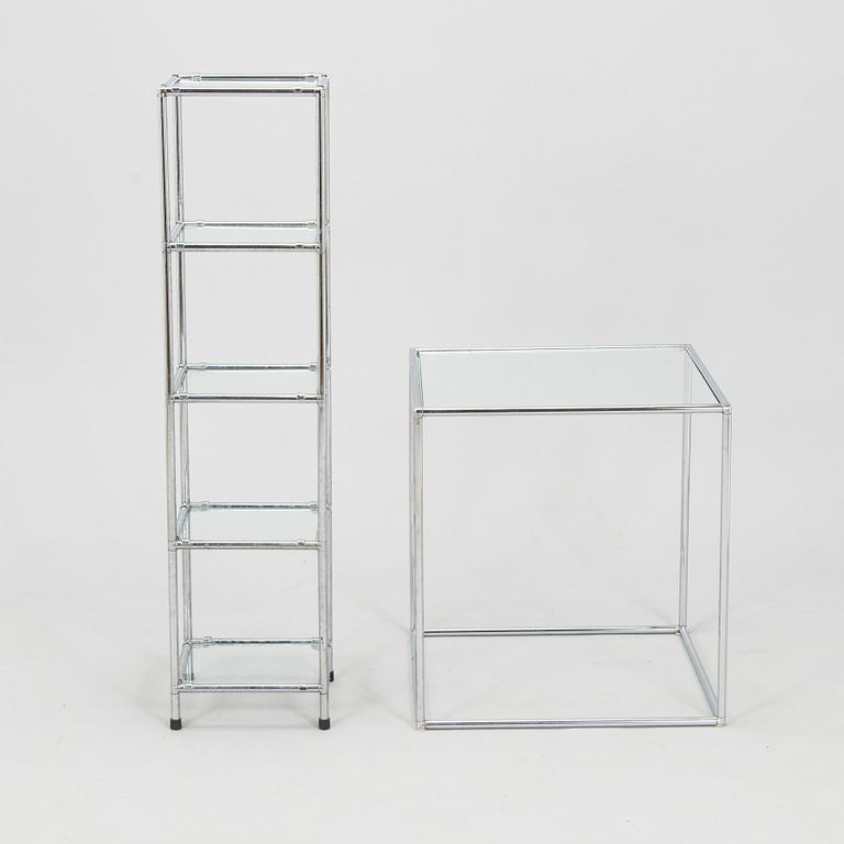 Poul Cadovius, shelf and side table ‘Abstracta’ 1970s.