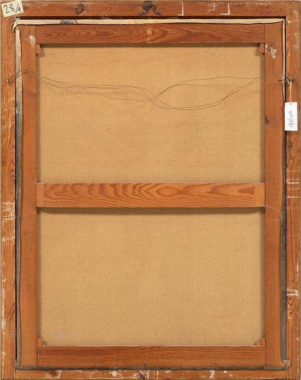 BERTHOLD GENZMER, oil on canvas, signed.