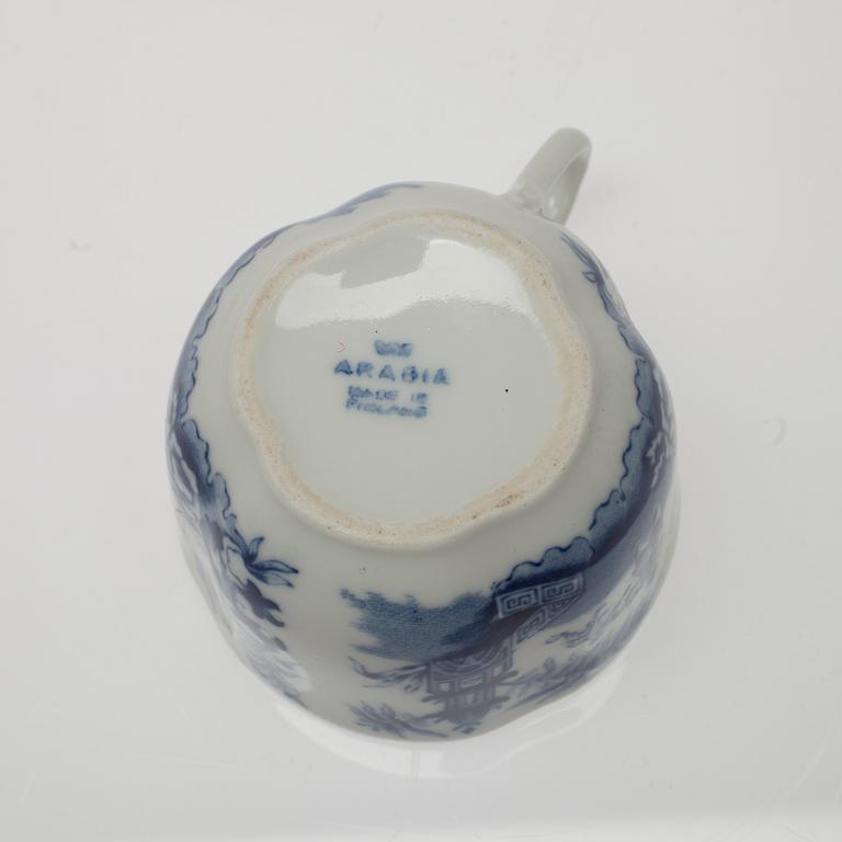 KAFFESERVIS, 14 delar, porslin, "Singapore" Arabia 1932-49 och 1964-71.
