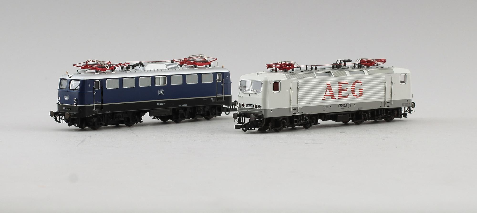 SAMLING MODELLTÅG, 4 delar, Roco, Österrike.