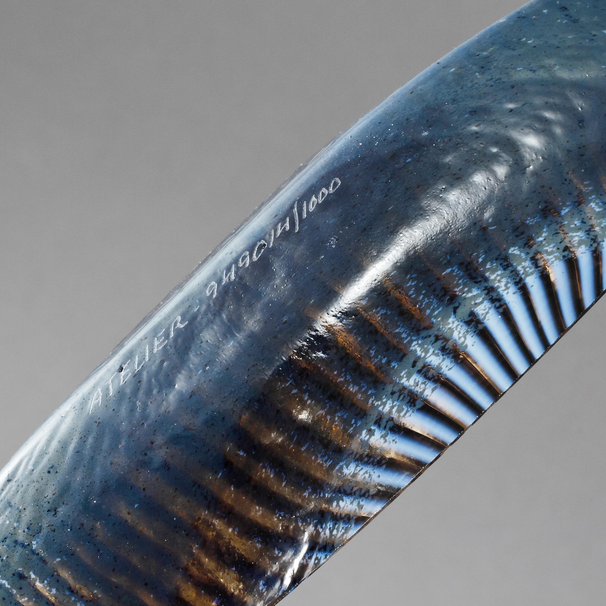 SKULPTUR, glas, Bertil Vallien, Kosta Boda, signerad, sent 1900-tal.