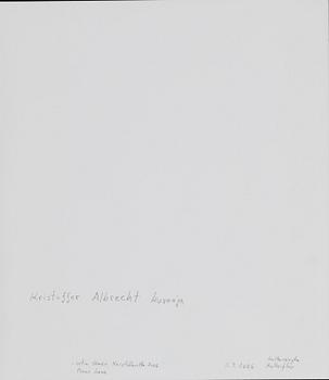 Kristoffer Albrecht, Untitled, 1989.