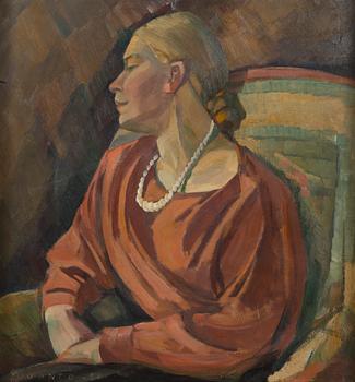 Heikki Suvanto, Woman in an armchair.