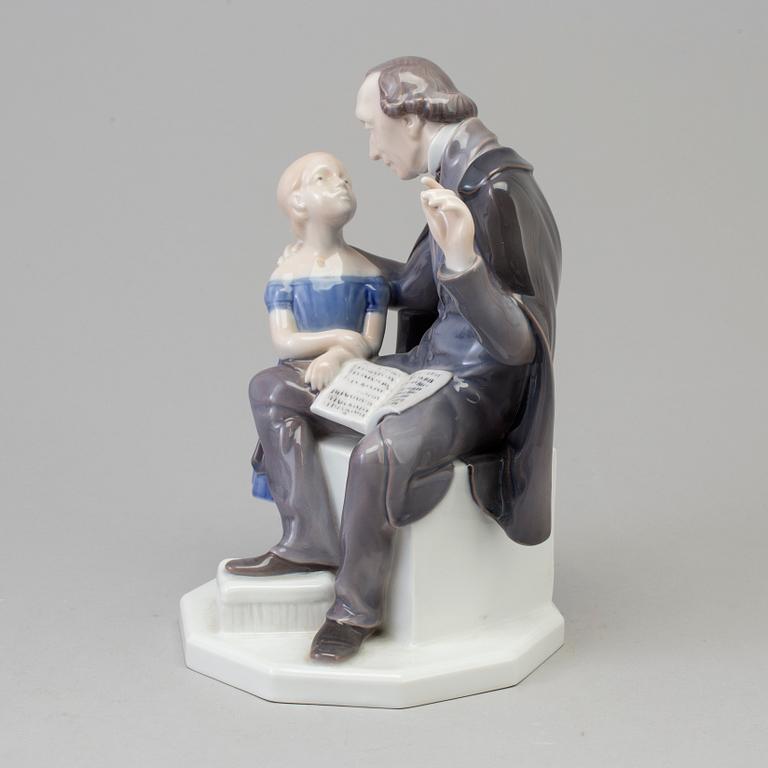 A Bing & Gröndahl porcelain figure group, Denmark, 1960s.