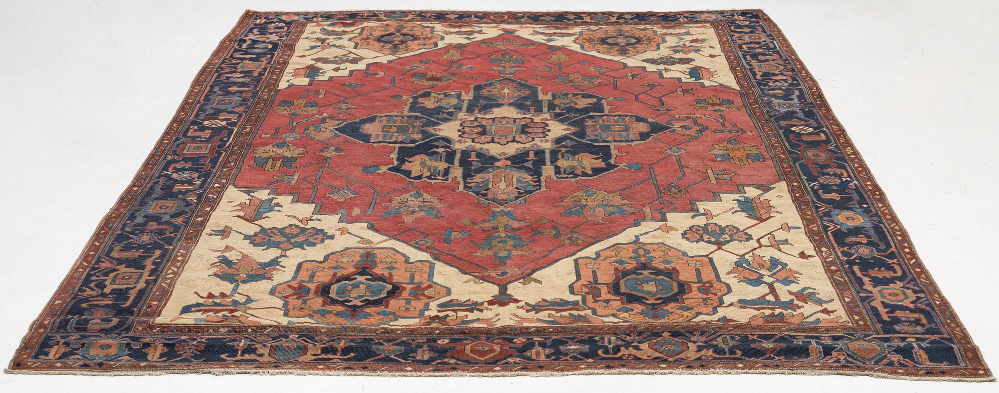 Matta, Antik Heris, Nordvästra Persien, ca 410 x 285 cm.