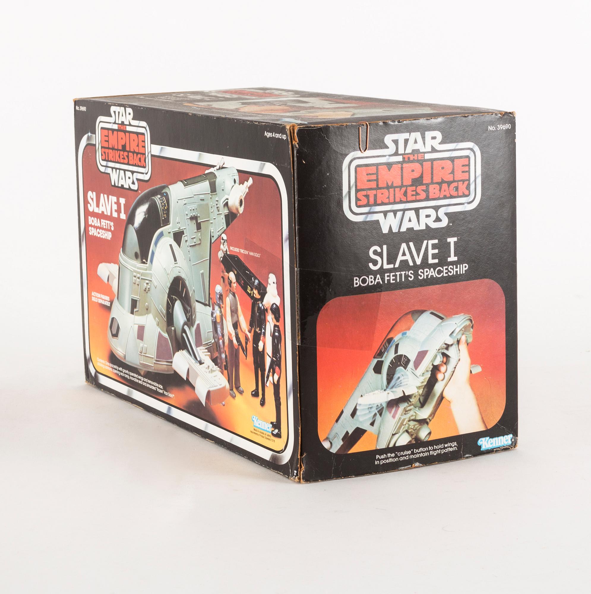STAR WARS, Slave 1 i kartong, Empire Strikes Back, Kenner 1981.