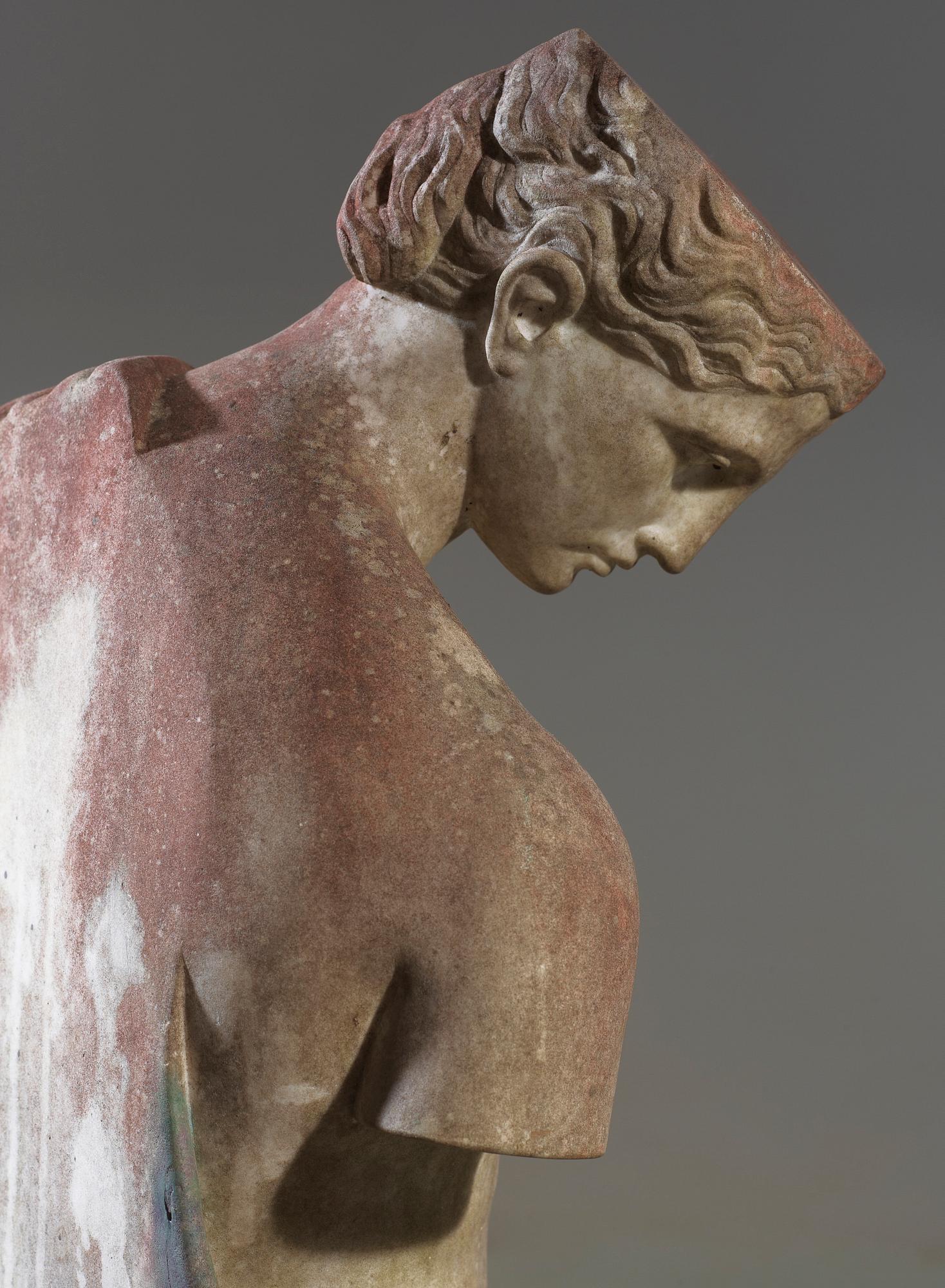 SKULPTUR, marmor, 1800-tal.