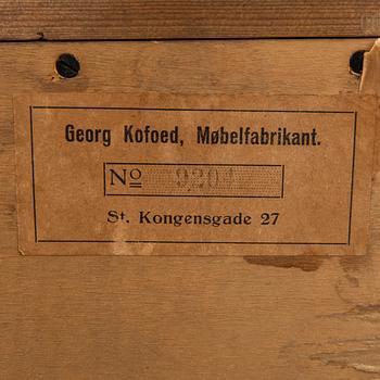 Georg Kofoed, corner bar cabinet 1960s Denmark.