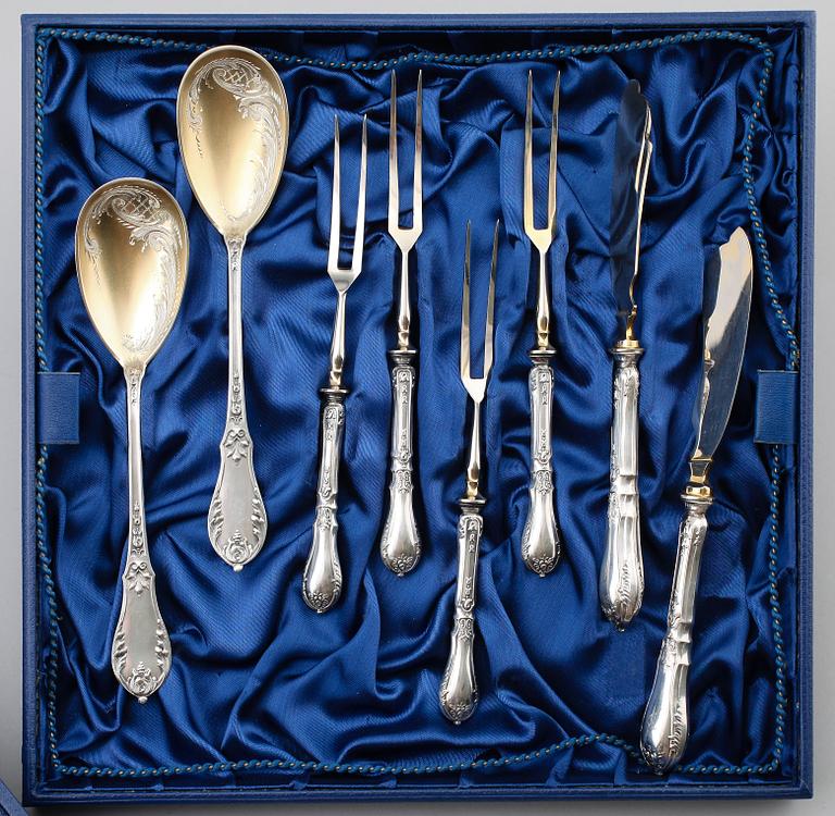 SERVERINGSBESTICK, 13 delar, silver.