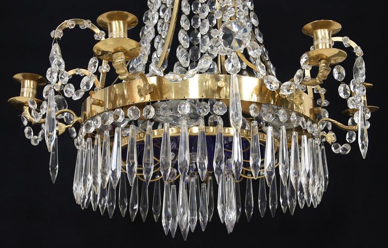 LJUSKRONA, gustaviansk stil, 1900-tal. H 75.