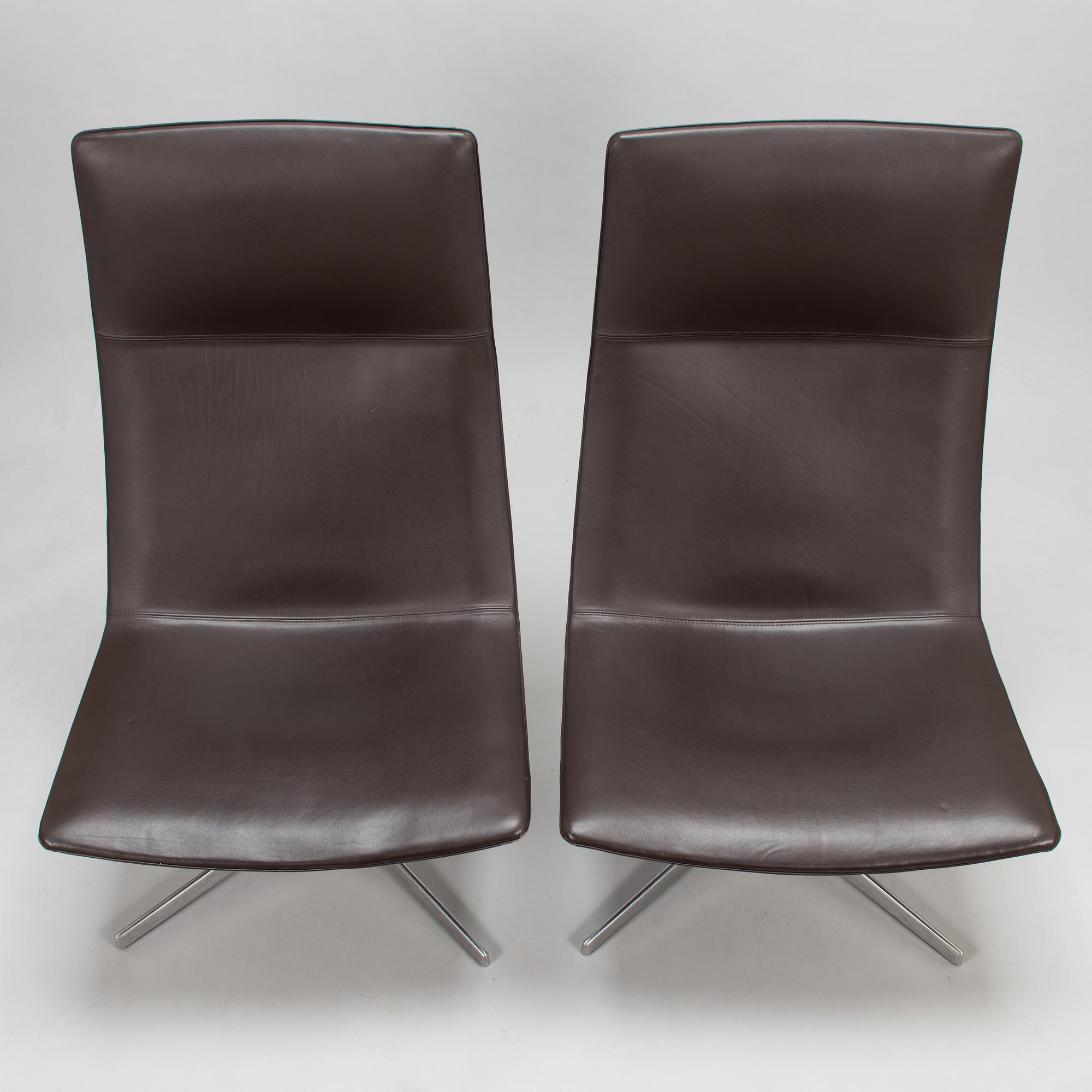 A pair of armchairs, 'Catifa 70 Lounge Chair', Arper, Italy.