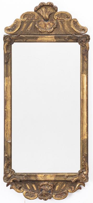 Mirror, Rococo style, circa 1900.