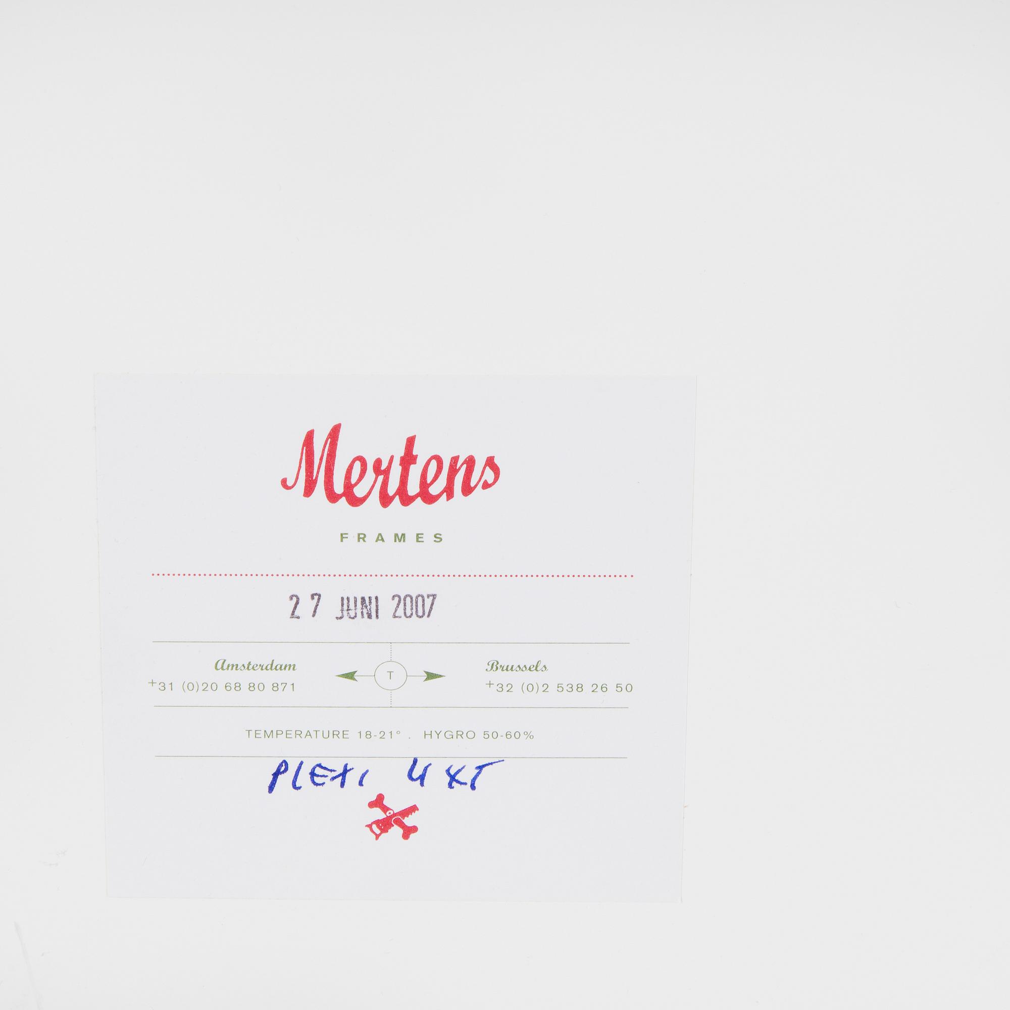 PATRIC LARSSON, Stålpenna och tusch på papper, signerad Patric Larsson och daterad 2002 a tergo.