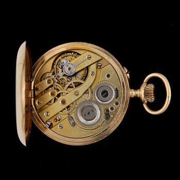 FICKUR, 14k guld, 1900-talets början. Vikt ca 28,5 gram.