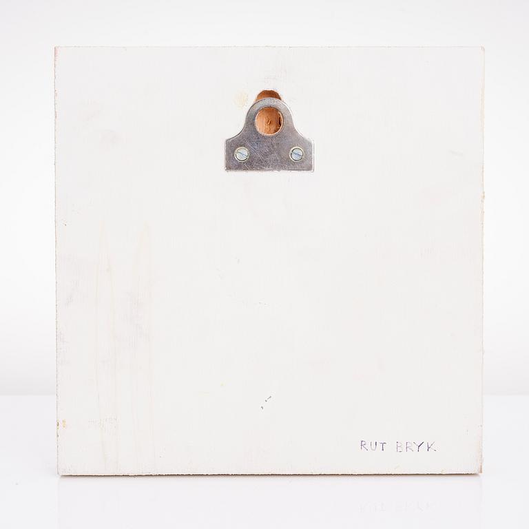 RUT BRYK, reliefi, "Ikkuna", signeerattu Rut Bryk. 1980-luku.