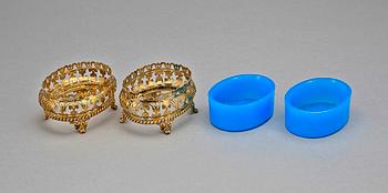 SALTKAR, ett par, senempire, trol Ryssland, 1800-talets mitt.