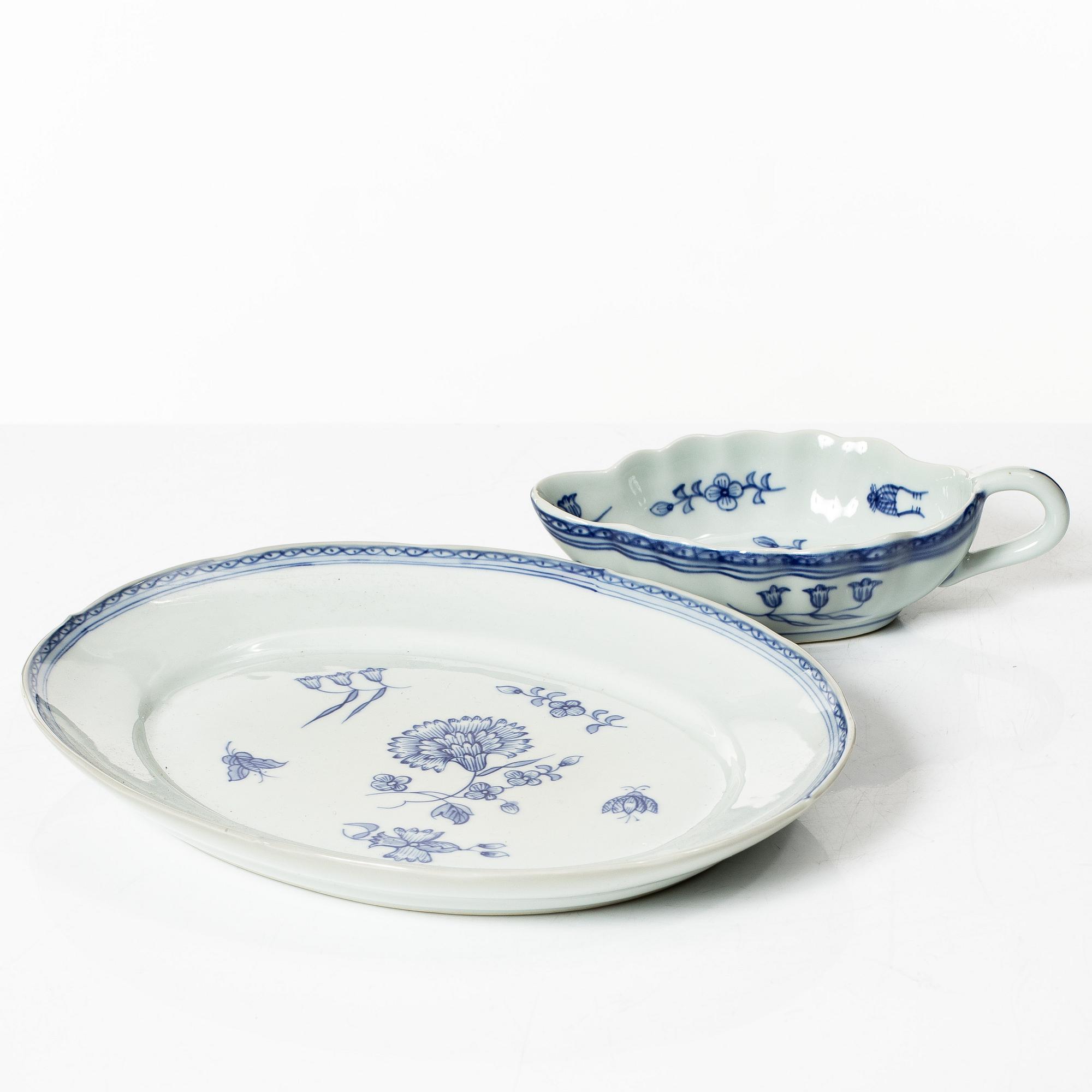 A 65-piece dinner service,  'Nejlika', from Ikea's 18th-century series, 1990s.