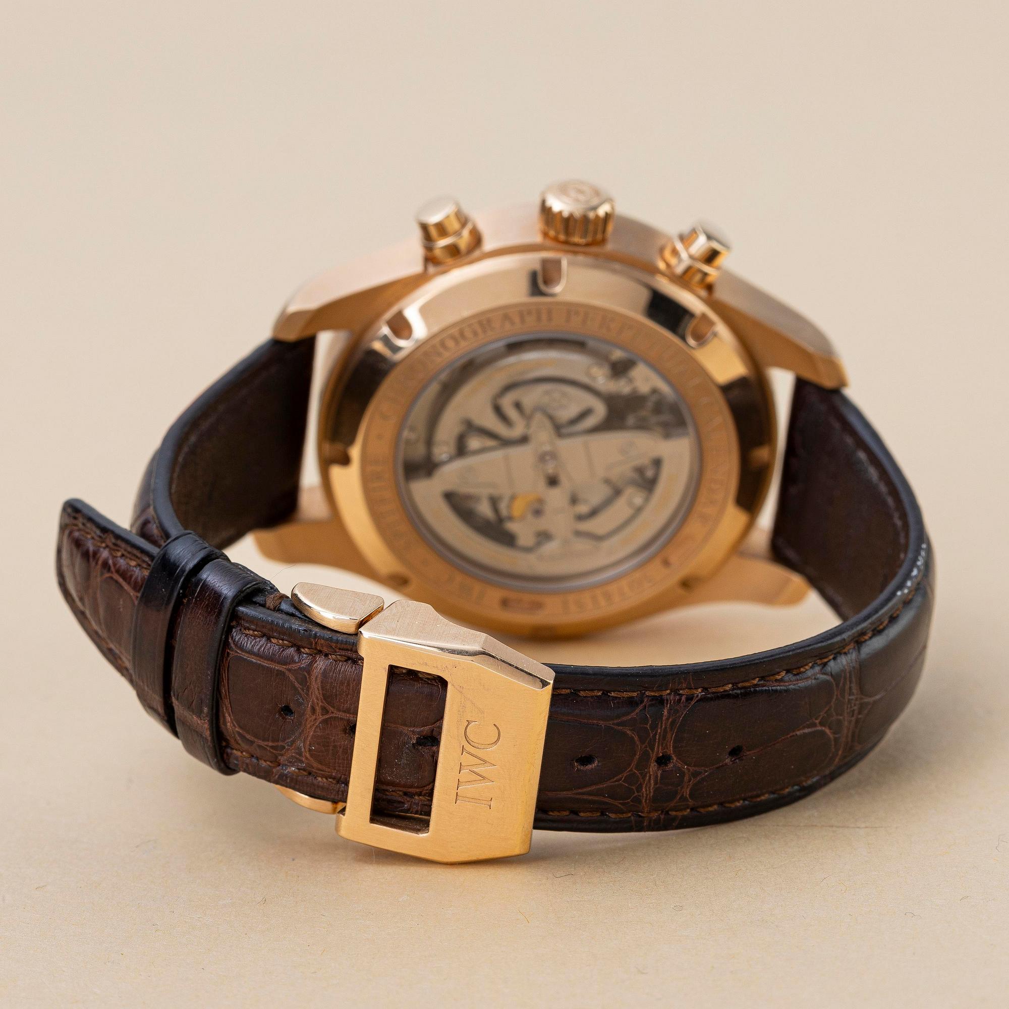 IWC, Pilot's Watch, Spitfire, Perpetual Calendar Digital Date-Month, ca 2012.