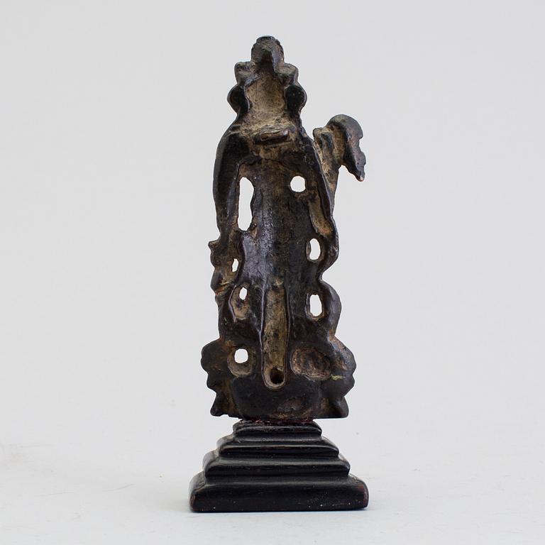 FIGURIN, brons, troligen Korea, Silla perioden (668-935).