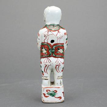 FIGURIN, porslin, Kina 1700-tal.