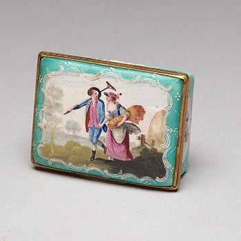 A group of six snuff boxes, 19th/20th Century.