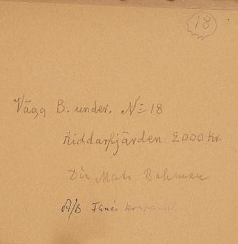 Oskar Bergman, View over Stockholm.