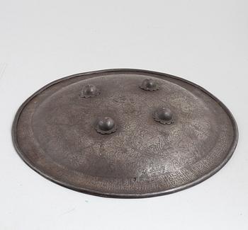 Shield, dahl, Indo-Persian, late 19th century.