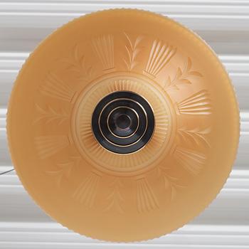 Edward Hald, a ceiling lamp,Orrefors 1920s-1930s.