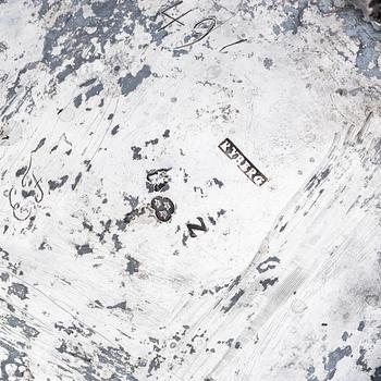 A Swedish Gustavian 18th century silver coffee-pot, mark of Simson Ryberg, Stockholm 1782.