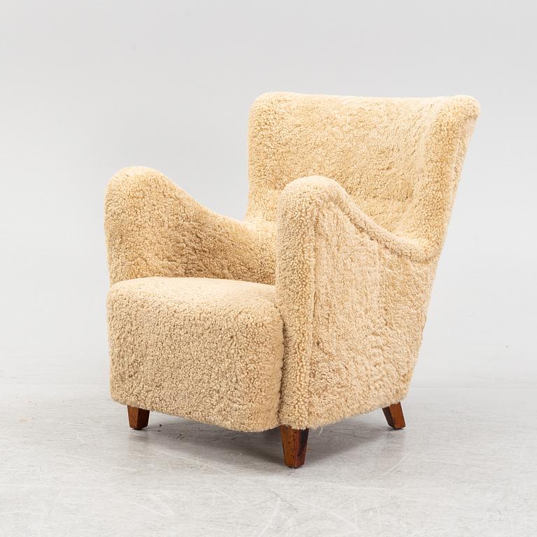 A Swedish Modern armchair, 1930's-/40's.