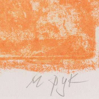 MADELEINE PYK, a colour lithograph, signed and numbered 156/360.
