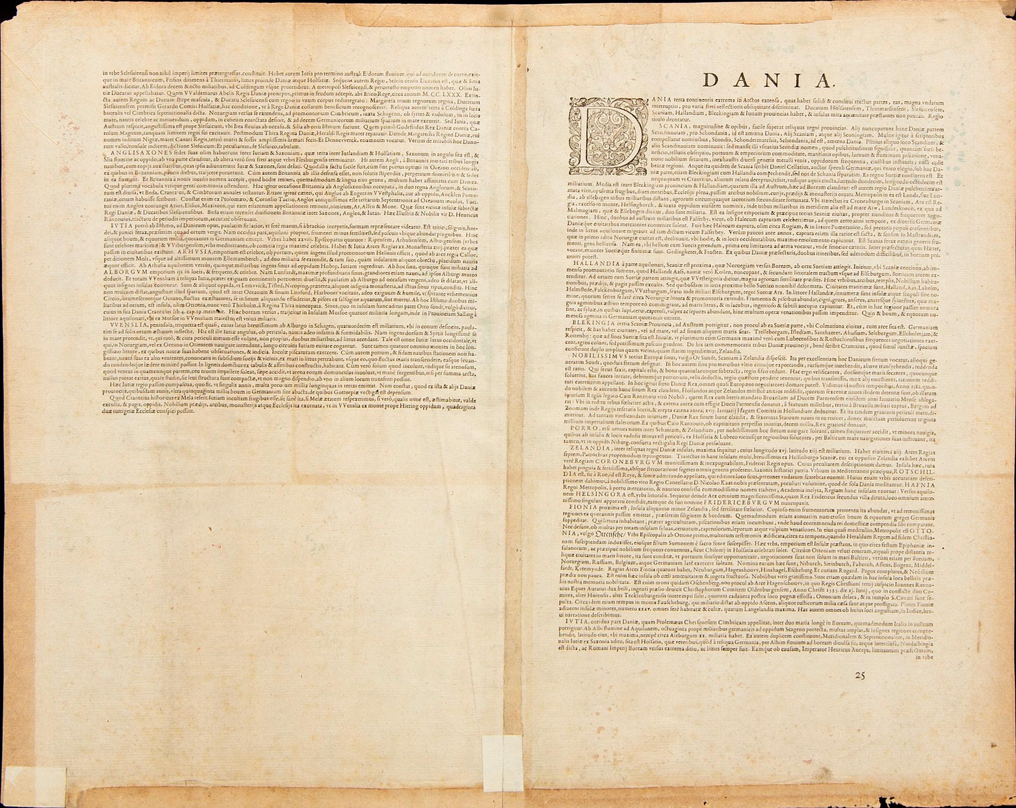 Marcus Jordan, map for Ggeorg Braun & Frans Hogenberg 'Civitates Orbis Terrarum', Cologne ca 1585-90.