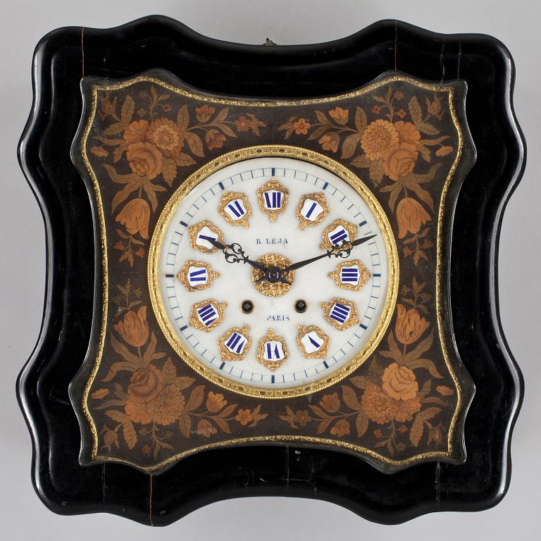 VÄGGPENDYL, B. Leja, Paris, 1800-talets andra hälft.