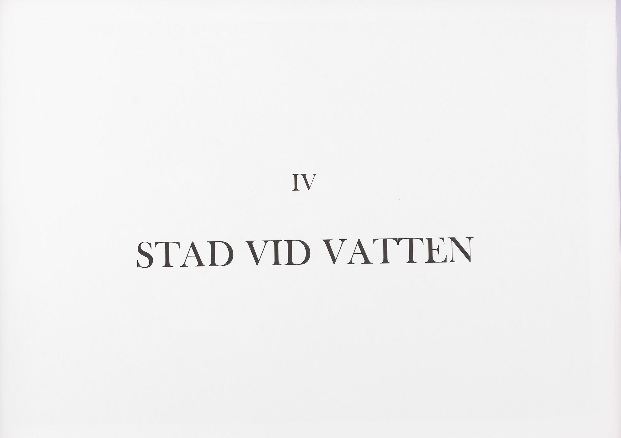 Ernst Billgren, "Mapp "Vid vägens slut" med 5 färglitografier och en akvarell.